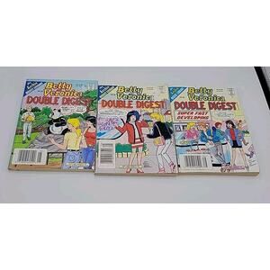 Lot of 3 Betty And Veronica/Archie Digest Library, Double Digest No. 86, 96, 98